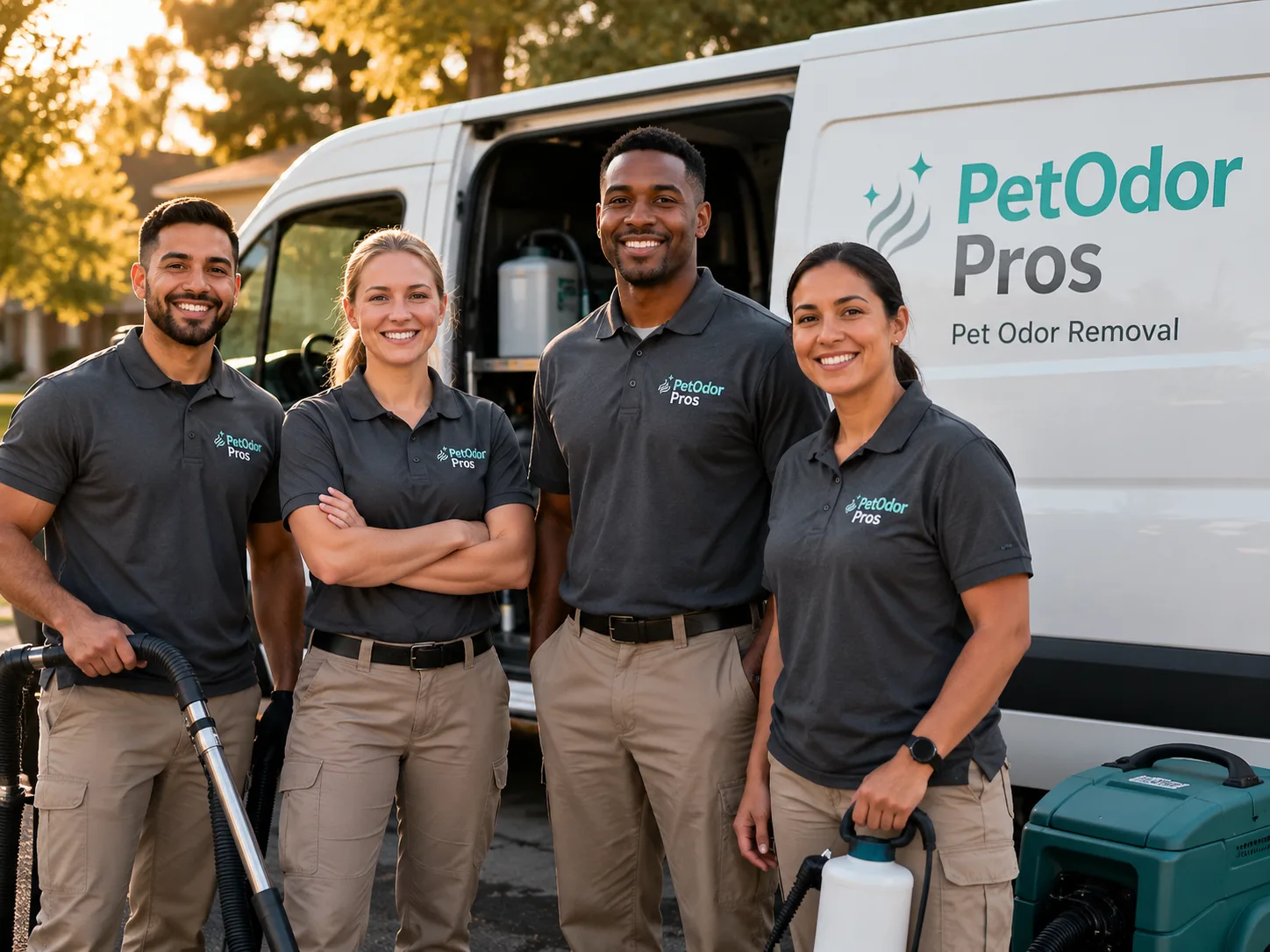 Pet Odor Removal team serving Trufant, MI